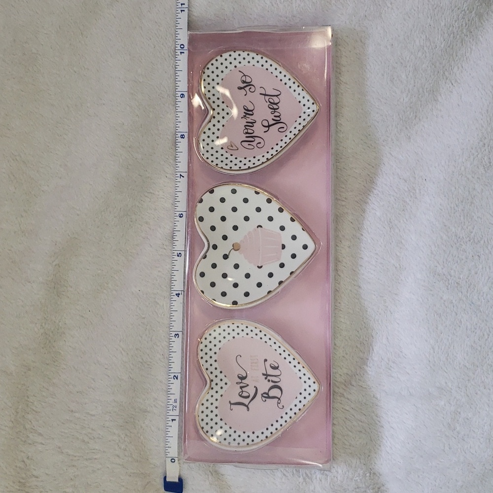 JT ROSE Mini Heart Dishes - Picture 3 of 5